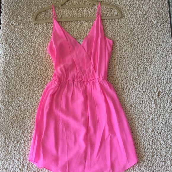 RORY BECA 100% SILK PINK DRESS *NEW W TAGS* - Picture 1 of 4